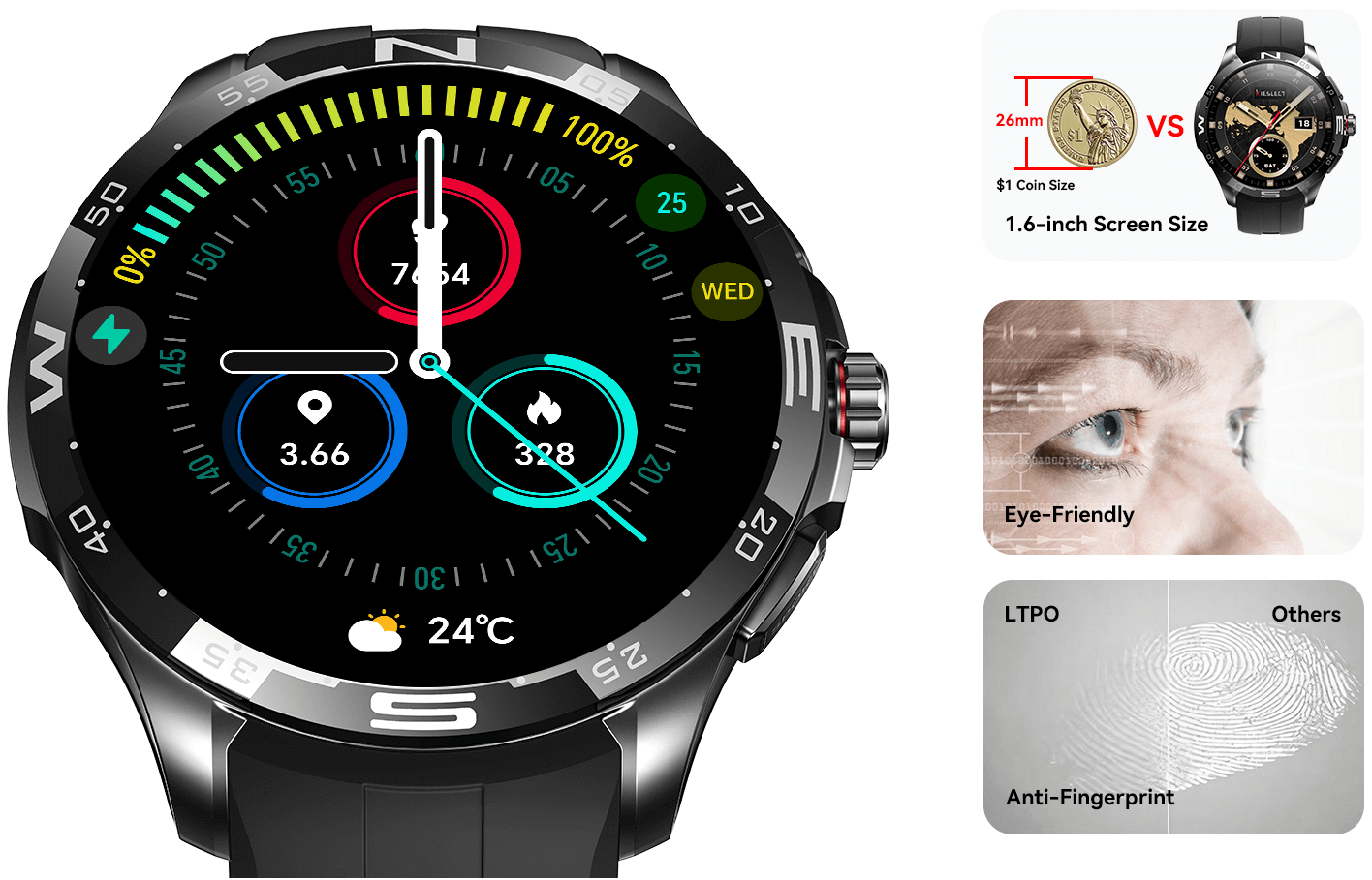 Kieslect-Actor-–-GPS-Calling-Watch-With-Worlds-Largest-1.6″-LTPO-Display-16.png